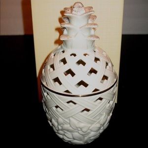 Lenox Pierced Pineapple Covered Box